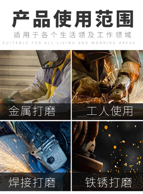 100打磨片125*6打磨片角磨机磨光片不锈钢金属打磨片抛光片砂轮片