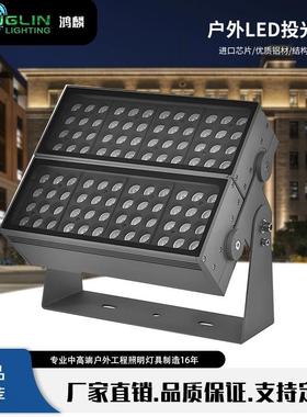 室外照明LED96W144W射灯投光灯户外防水单色彩色建筑广场广告牌灯
