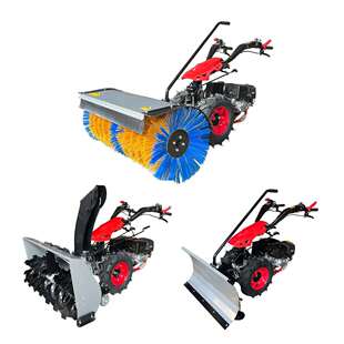 手扶式汽油清雪抛雪器 马路扫雪机 自走式除雪车价格 图片 参数