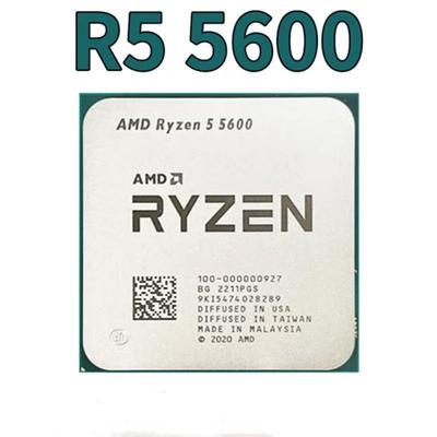 AMD R5 5600散片AM4六核十二线程台式机电脑CPU散片适用b650x670e