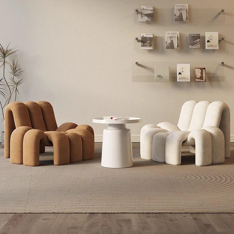 北欧个性休闲蜘蛛沙发单人椅异形设计师懒人客厅小户型沙发椅舒适