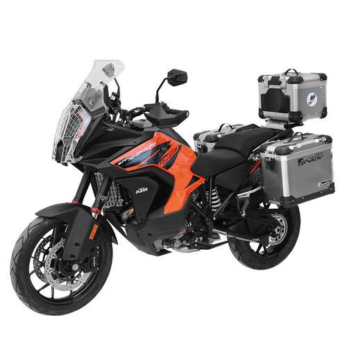 GSADV适用22款KTM1290ADV护杠底板边箱三箱尾箱保险杠保护原改装