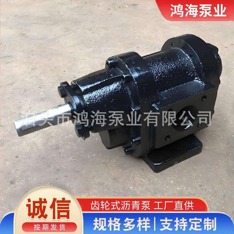 液态橡胶齿轮式沥青泵液态石蜡灌缝机灌胶筑路机械设备自吸齿轮泵
