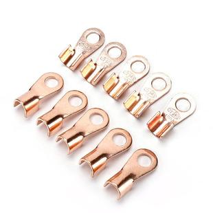 OT系列端子头开口紫铜接线端子铜鼻子10个装 伊莱科OT 600A