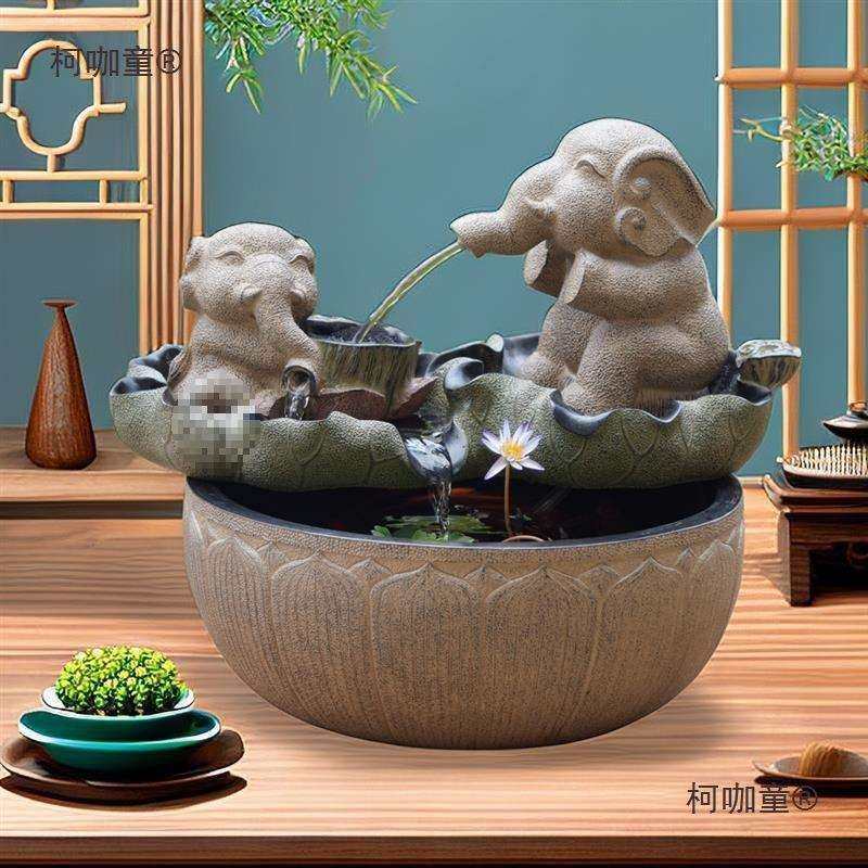 新中式客厅流水鱼缸室内办公室小型喷泉循环水茶室装饰景观麦太保,玩具/童车/益智/积木/模型,毛绒/玩偶/公仔/布艺类玩具,淘宝优惠券,粉丝福利购,淘宝优惠卷