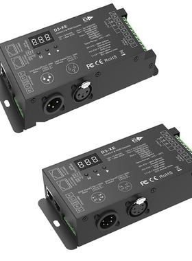 D3-XE3/5针3通道恒压DMX512/RDM解码器12-48V10APWM频率可选