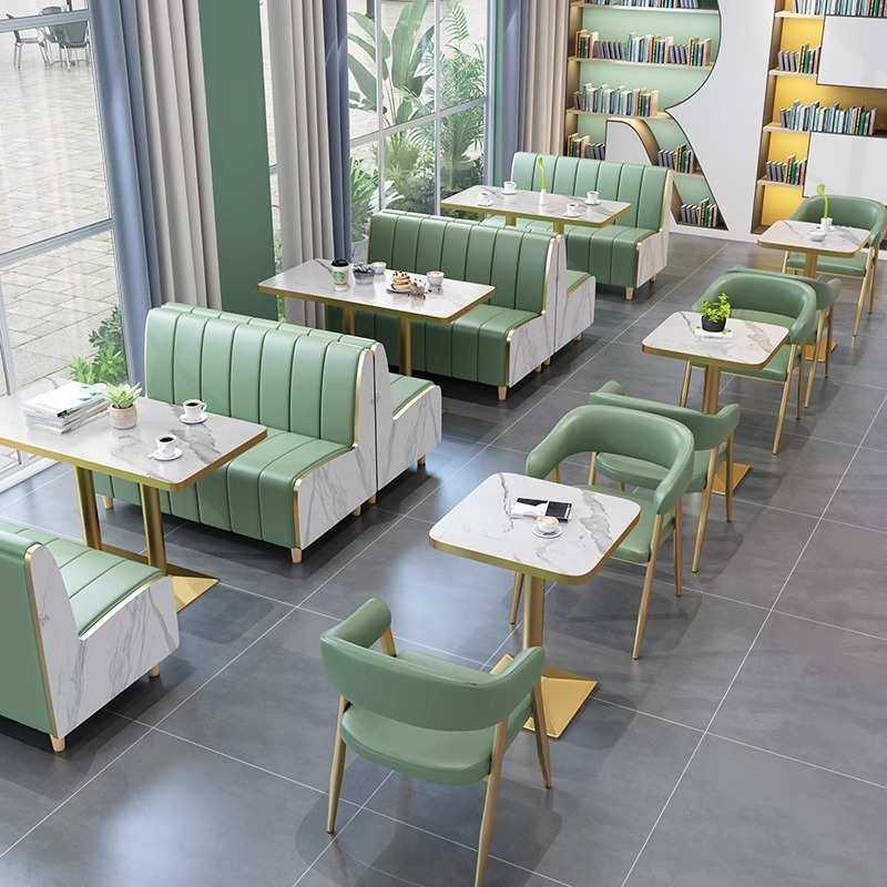 快餐咖啡厅商用餐饮家具卡座沙发奶茶店桌椅组合网红汉堡甜品小吃