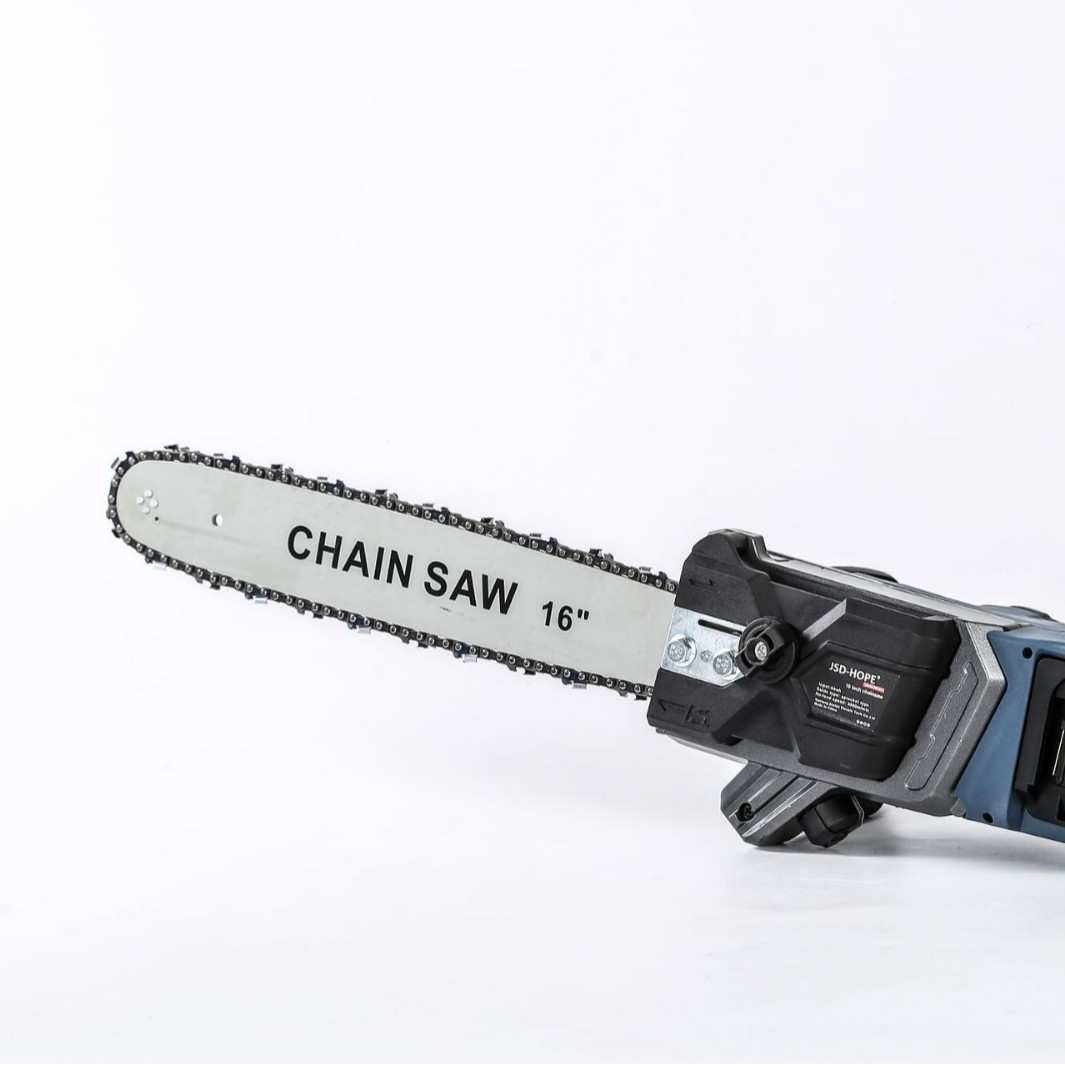16寸无刷电链锯充电式锂电锯手持户外链锯大功率大容量伐木锯