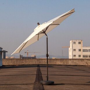 米伞太阳伞3米宴会7花园庭院遮阳伞户外大吧咖啡中伞2.柱直阳台