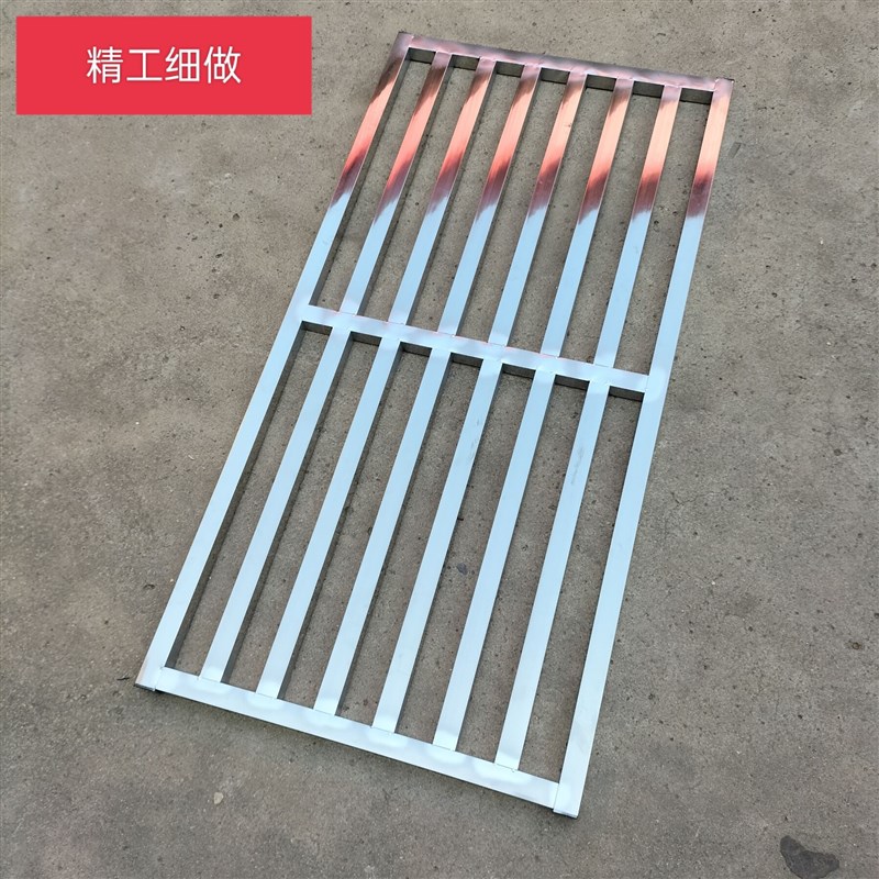 不锈钢花架横板层板置物架铁艺室内户外阳台车Q库使用加厚耐用承