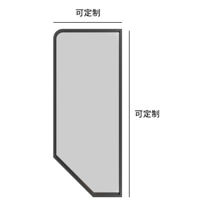 卫生间隔a断板厕所隔断板卫生间磨砂玻璃挡板不锈钢男厕小便池隔
