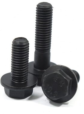 B5.12M8G带10M垫外六角MM 六角7M6螺栓M910级14面法兰晨丰 9816