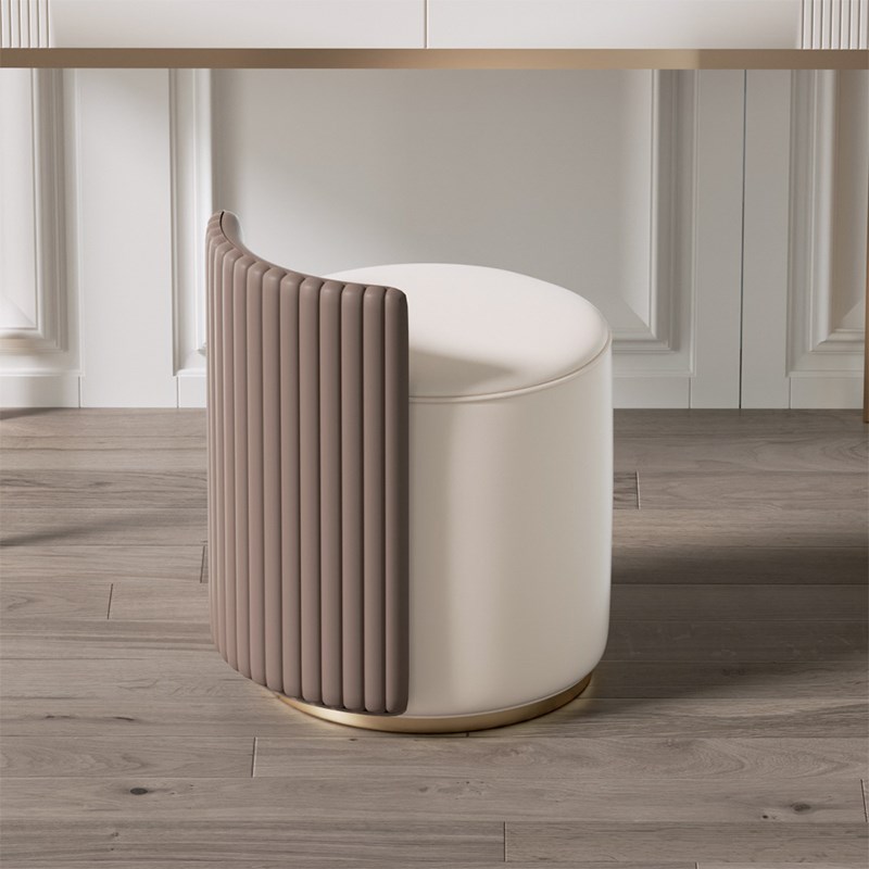 网红卧室轻奢梳妆台北欧化妆椅子简约小户型家用靠背可Z旋转化妆