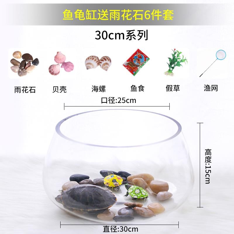 乌龟饲养缸室g外乌龟饲养缸乌龟和小鱼饲养缸意玻璃鱼缸小型客厅