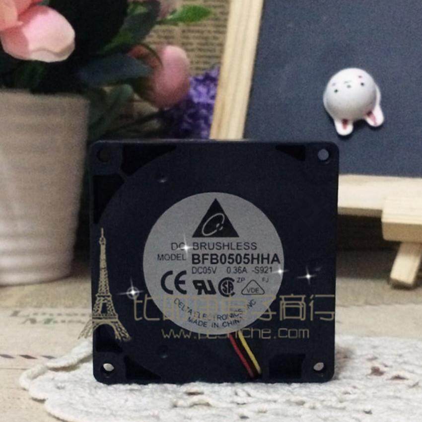 台达 50*10mm双滚珠 5CM鼓风机涡轮离心风扇 5V 0.36A BFB0505HHA