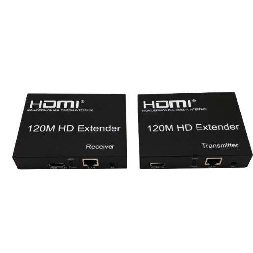 hdmi高清音视频网线传输器120米HDMI转rj45100米网络延长器1080P