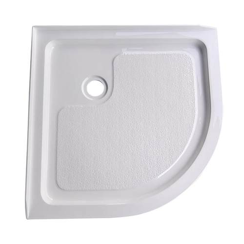 32x32inch36x36英寸北美款亚克力扇形底盆挡水边ABS复合板高盆