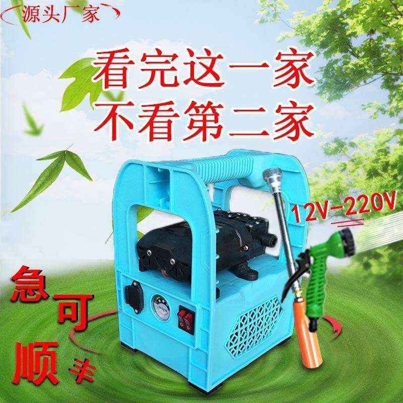 充电式抽水泵浇菜农用浇地自吸电动抽水机家用电瓶水泵12v小型