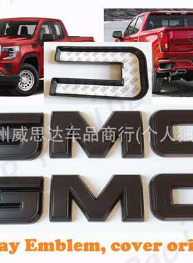 2019-2023款GMC Sierra 1500 2500HD 3500HD 前后标覆盖标