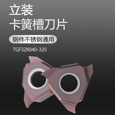 数控立装切槽刀粒TGF32R/TGF32L/040/R100/R200 卡簧槽刀浅槽刀片