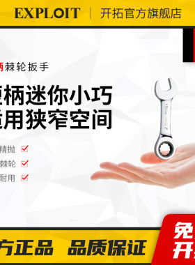 迷你短柄小号棘轮快速扳手快板刺轮快扳19mm13号12省力10快轮套装