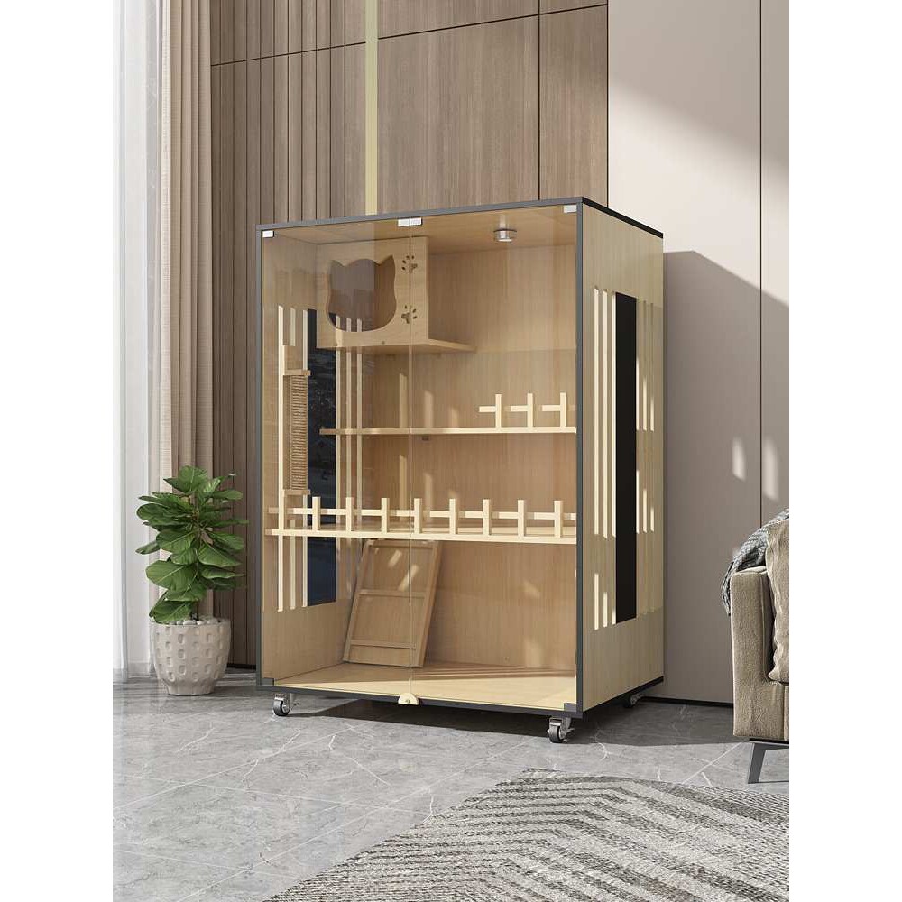 猫别墅家用超大空间猫窝室内猫笼子猫屋豪华全景猫柜宠物店繁育笼