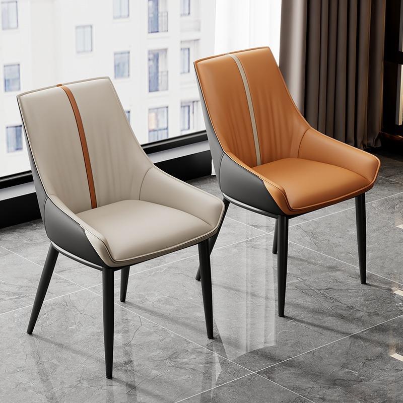 餐椅家用意式轻奢简约现代靠背椅北欧餐厅设计师书桌椅子