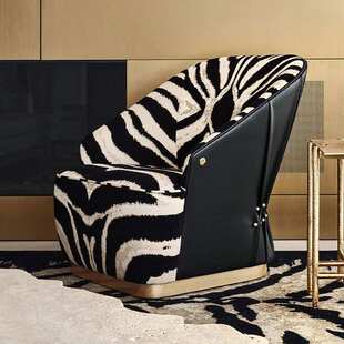 轻奢单人休闲椅roberto cavalli高端别墅家用豹纹狂野时尚沙发椅