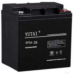 照明电源 YUTAI蓄电池6FM 控制开关 12V38AH 电器电源
