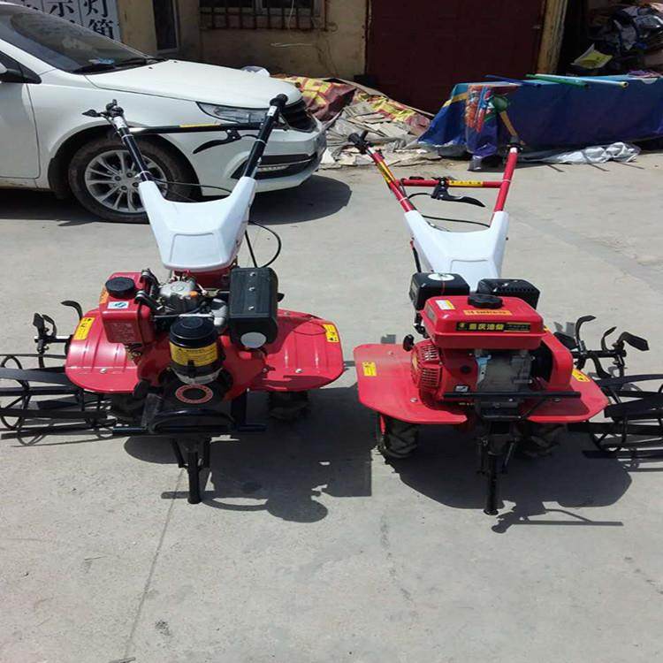 农田耕地翻地机 多用途四驱旋耕打地机 果园大棚翻土打田机