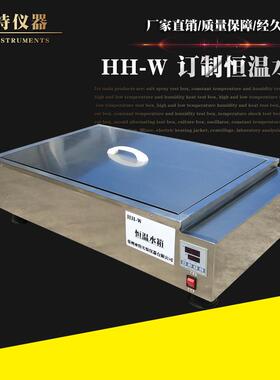 智能恒温水箱电热数显恒温水箱HH-W水养护水箱全不锈钢水槽