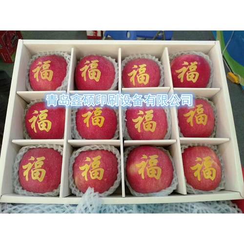 23辽宁沈阳/盖州/大连/大石桥苹果印字机打字机印字模板苹果胶厂