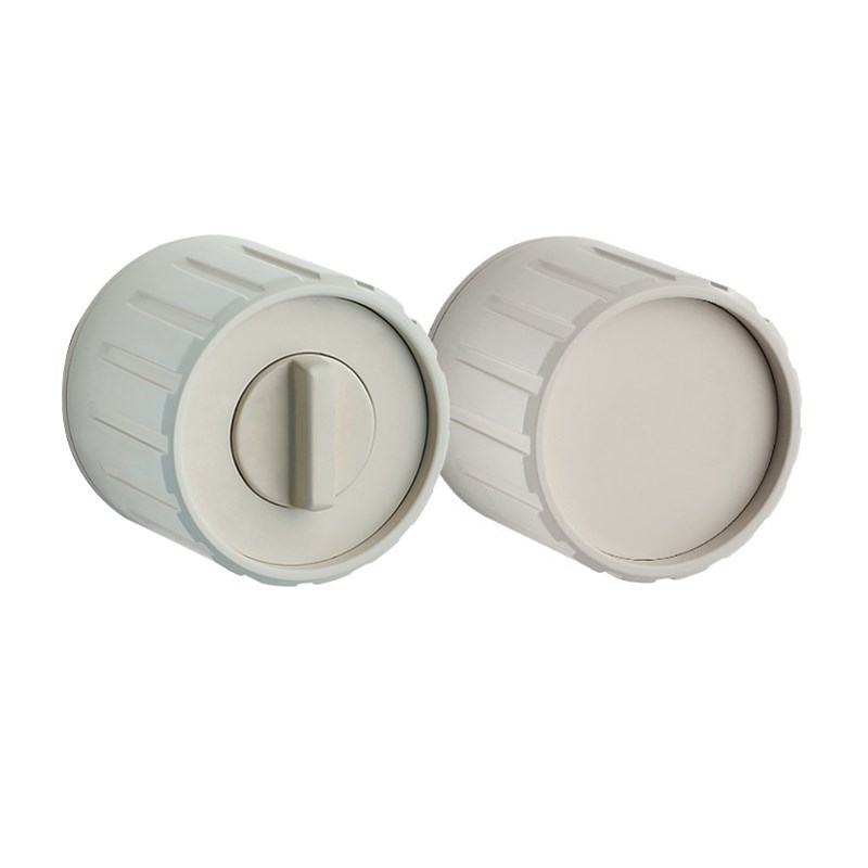 罗德堡极简生g态磁力卧室内圆形门把手 单舌实木房间磁吸静音门锁