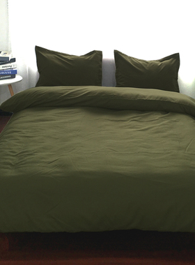 纯白色宾馆四件套民m宿床上用品宿舍三件套旅馆床单被罩客房4件套