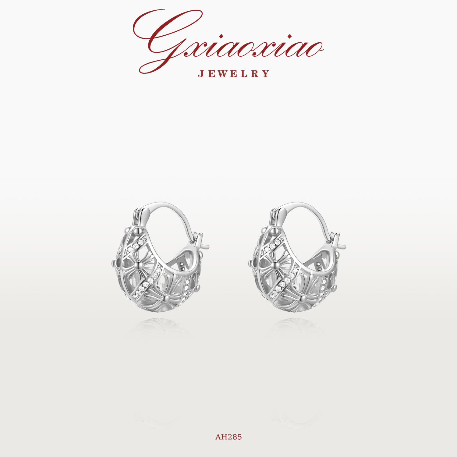 【暮色琉光】十字架包包耳环