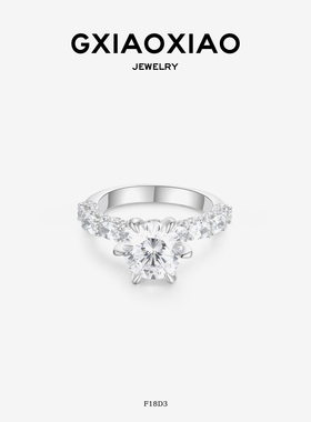 高级气质轻奢百搭六爪戒指F