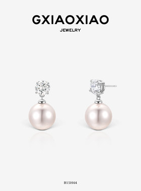 G XIAOXIAO 法式高级优雅轻奢百搭珠珠耳环新年 B15H44