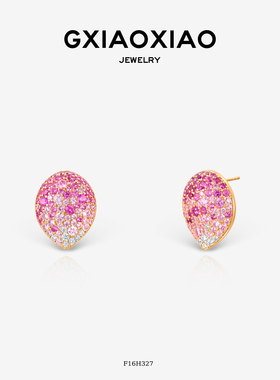 G XIAOXIAO 轻奢时尚气质百搭渐变水滴耳环新年礼物 F16H327