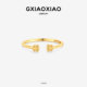 F16Z23 高级感气质轻奢鸢尾花手镯 镀K金 F16Z24 XIAOXIAO