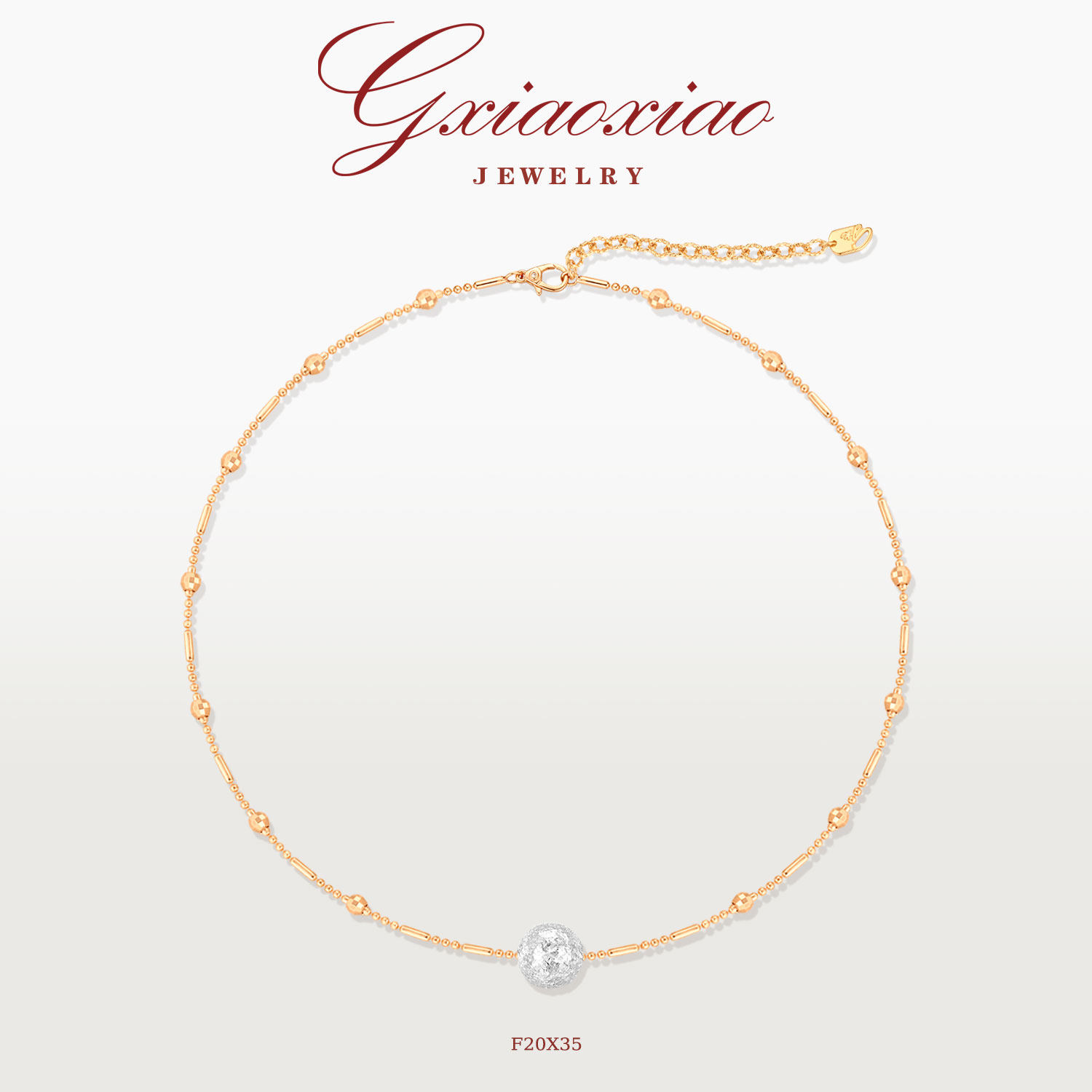 【闪亮灯球系列】圆球项链