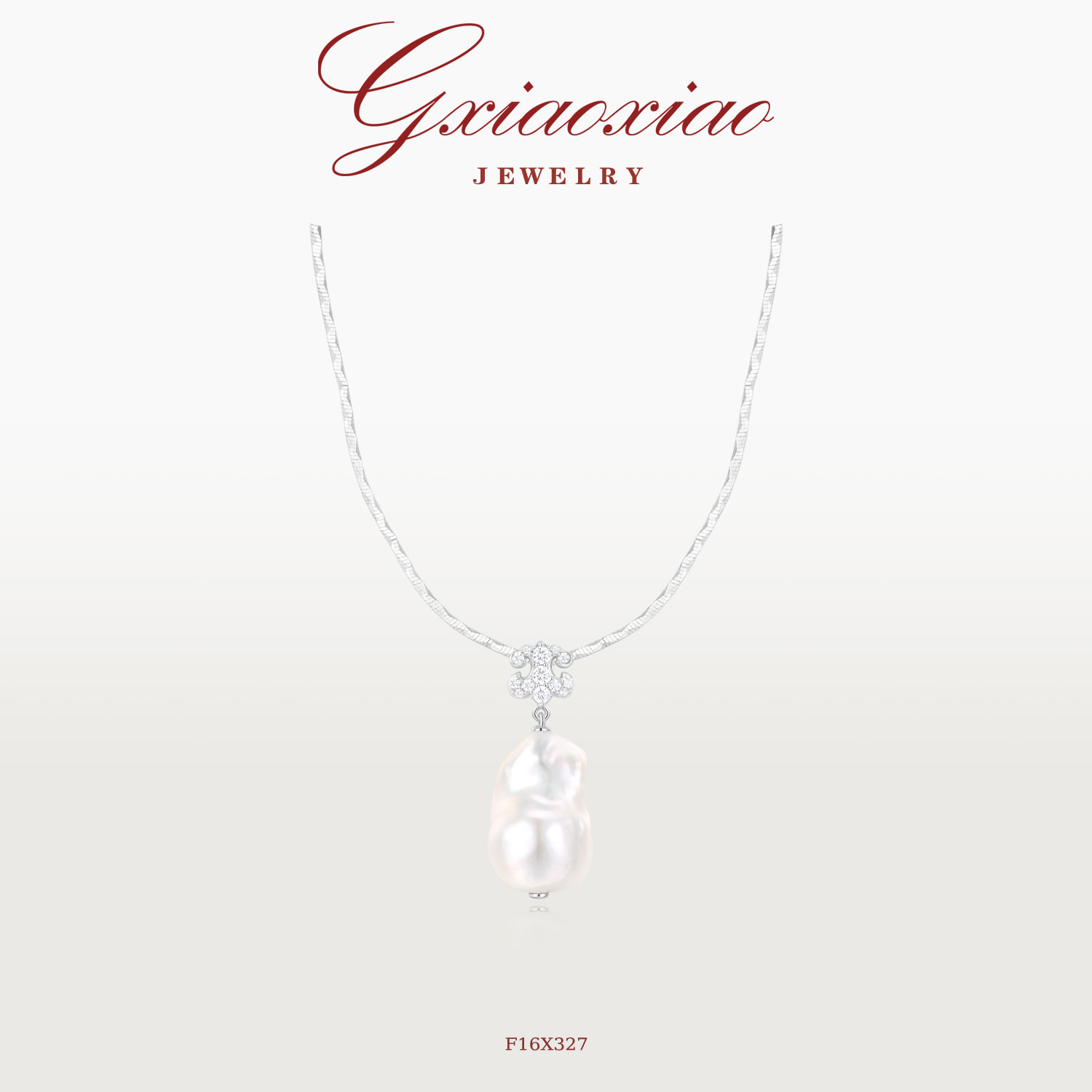 GXIAOXIAO【幻露鸢尾花】项链