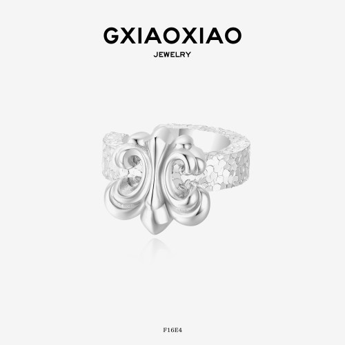 GXIAOXIAO【碎冰冰鸢尾花】耳夹