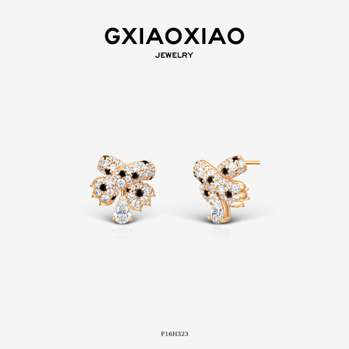 GXIAOXIAO法式高级豹爪耳环