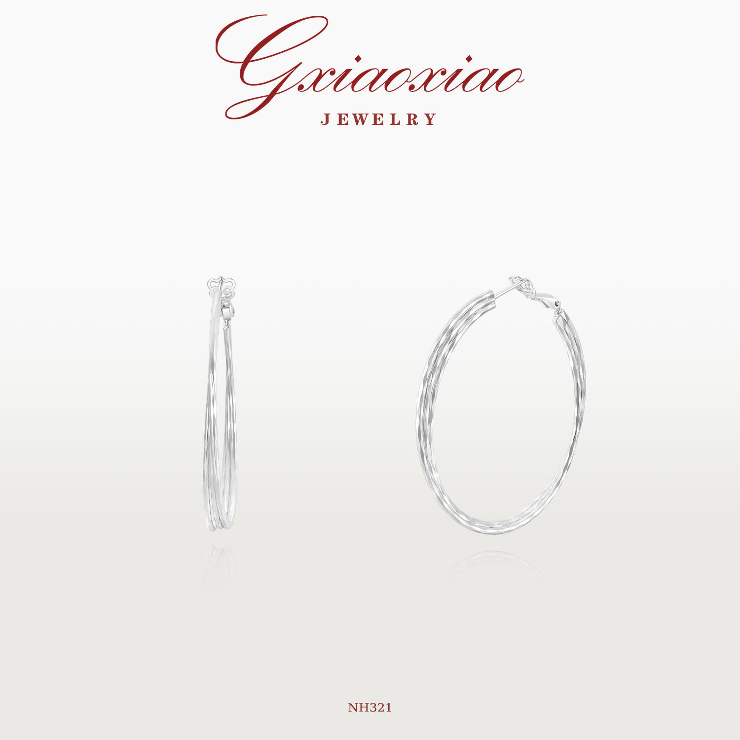 高级气质百搭扭纹素款C圈耳环