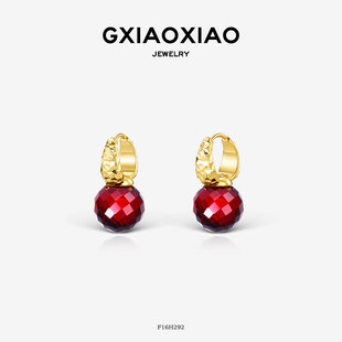 轻奢高级感气质百搭圆形耳环 F16H292 XIAOXIAO