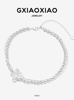 G XIAOXIAO项链 蝴蝶个性时尚休闲高级感项链 NX25