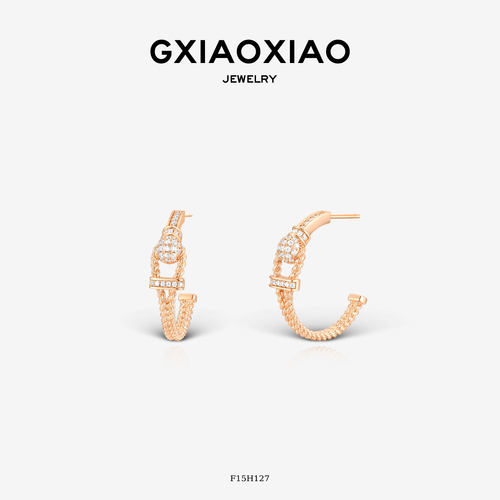 GXIAOXIAO百搭U型耳环新年礼物