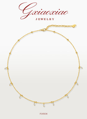 GXIAOXIAO百搭锁骨仙女项链