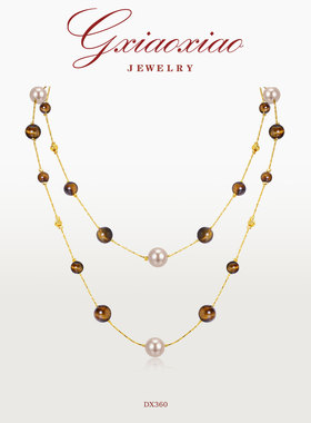 GXIAOXIAO百搭长款毛衣项链