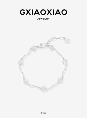 G XIAOXIAO 925银 法式轻奢气质高级感百搭手链 F4S2